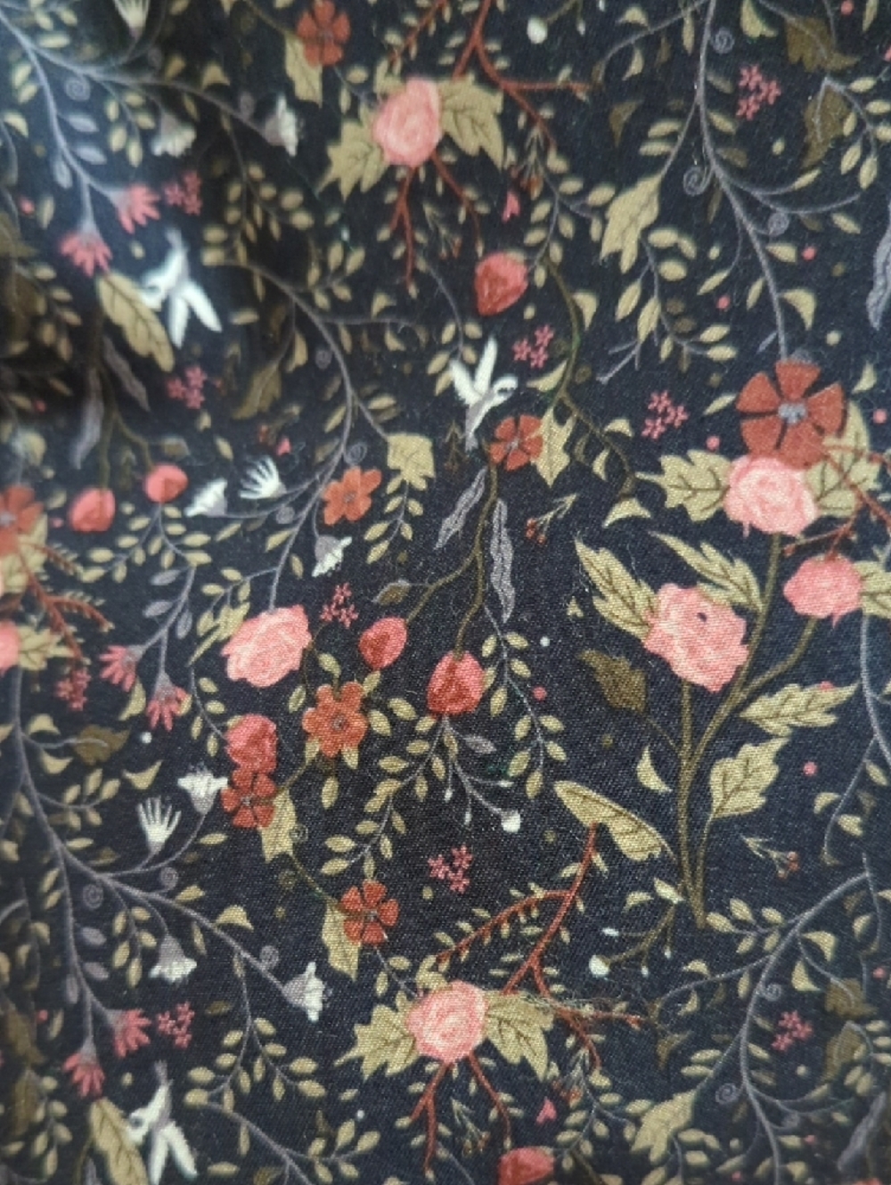 Women's Brown Floral Faux-Sherpa Vest - Picture 4 of 4